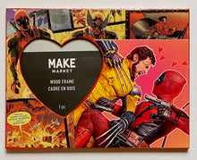 Load image into Gallery viewer, Superhero Collage Heart Frame - 6 1/2" x 8 1/2"