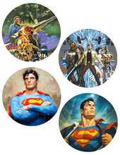 Load image into Gallery viewer, Superhero and Pop Culture Coasters (Sold as a Set of 4)