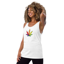 Load image into Gallery viewer, Cannabis Pride Unisex Tank Top