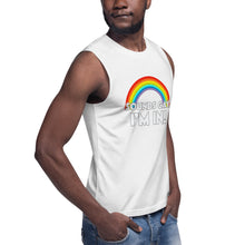 Load image into Gallery viewer, Sounds Gay! Muscle Shirt