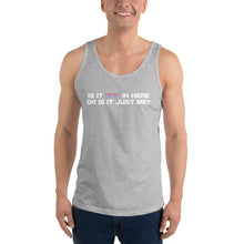 Load image into Gallery viewer, Gay in Here Tank Top - White on Dark