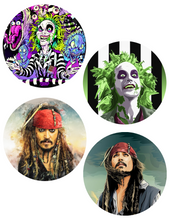 Load image into Gallery viewer, Superhero and Pop Culture Coasters (Sold as a Set of 4)
