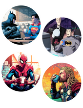 Load image into Gallery viewer, Superhero and Pop Culture Coasters (Sold as a Set of 4)
