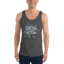 Load image into Gallery viewer, Hawk Tuah Men's Tank Top - White
