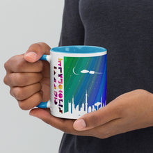 Load image into Gallery viewer, 30th Century Metropolis Mug with Color Inside
