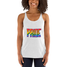 Load image into Gallery viewer, Women's Racerback Tetrus Pride Tank
