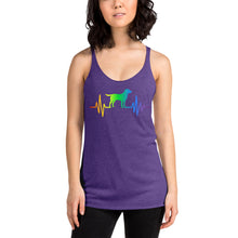 Load image into Gallery viewer, Women's Racerback Labrador Heartbeat Tank
