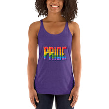 Load image into Gallery viewer, Women's Racerback Tetrus Pride Tank
