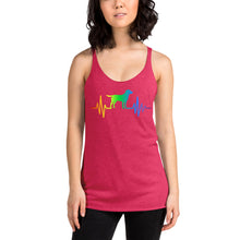 Load image into Gallery viewer, Women's Racerback Labrador Heartbeat Tank
