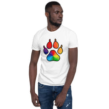 Load image into Gallery viewer, Rainbow Bear Paw Short-Sleeve T-Shirt
