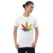 Load image into Gallery viewer, Rainbow Cannabis Short-Sleeve T-Shirt
