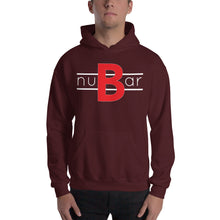 Load image into Gallery viewer, nuBar Original Logo Unisex Hoodie - White on Dark
