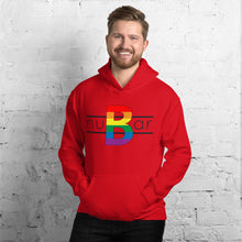 Load image into Gallery viewer, nuBar Rainbow Logo Unisex Hoodie - Black on Light
