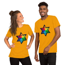 Load image into Gallery viewer, Rainbow of David Short Sleeve T-Shirt
